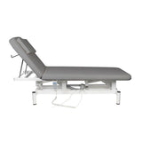 ActiveShop 079 1-Motor Electric Massage Bed Grey - full product view on a white background