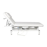 ActiveShop 079 1-Motor Electric Massage Bed White - full product view on a white background