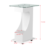ActiveShop 083 Beauty Trolley For Salon Devices - dimensions and measurements shown