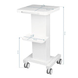 ActiveShop 090 Mobile Beauty Trolley For Salon Devices - front view showing the storage and construction details