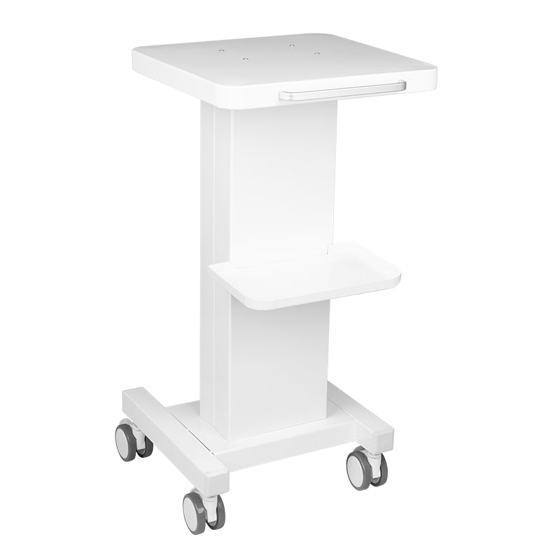 ActiveShop 090 Mobile Beauty Trolley For Salon Devices - front view showing the storage and construction details