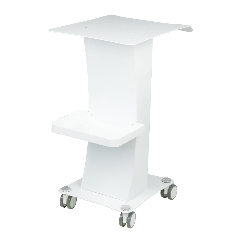 ActiveShop 091 Mobile Beauty Trolley For Salon Devices - front view showing the storage and construction details