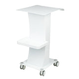 ActiveShop 091 Mobile Beauty Trolley For Salon Devices - front view showing the storage and construction details