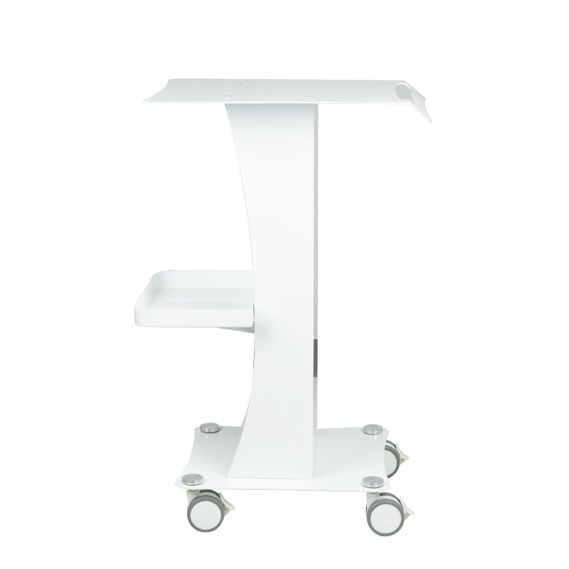 ActiveShop 091 Mobile Beauty Trolley For Salon Devices - front view showing the storage and construction details