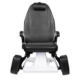 ActiveShop 112 Hydraulic Pedicure Bed Black - close-up of the upholstery and adjustment details