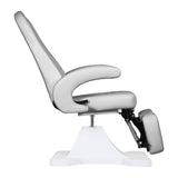 ActiveShop 112 Hydraulic Podiatry Chair Grey - close-up of the upholstery and adjustment details