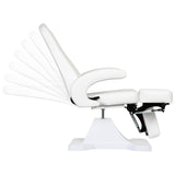 ActiveShop 112 Hydraulic Podiatry Chair White - close-up of the upholstery and adjustment details