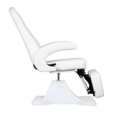 ActiveShop 112 Hydraulic Podiatry Chair White - close-up of the upholstery and adjustment details