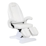 ActiveShop 112 Hydraulic Podiatry Chair White - close-up of the upholstery and adjustment details