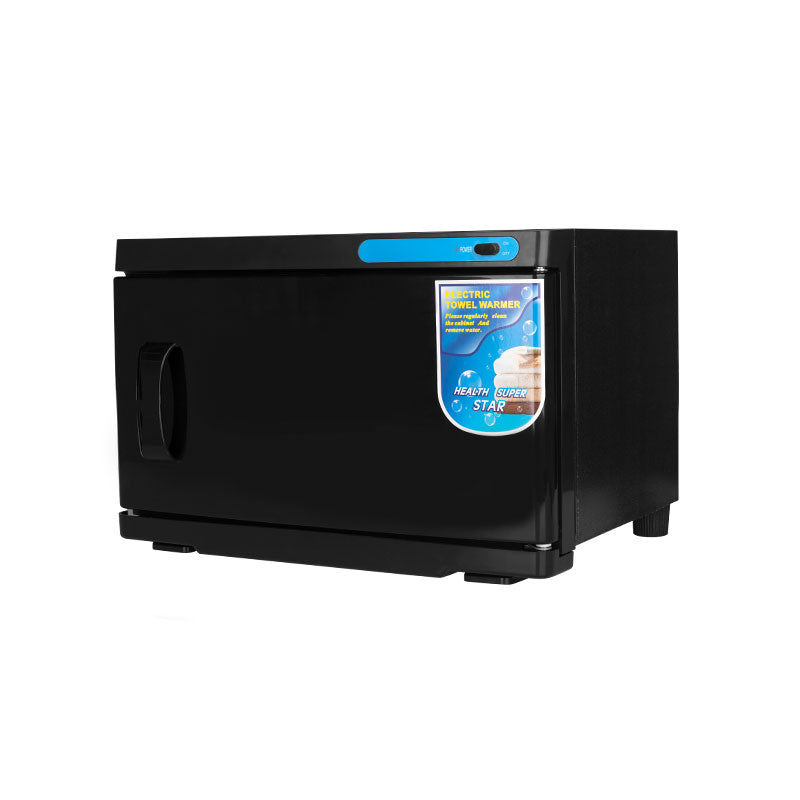 ActiveShop 16L UV-C Towel Warmer & Steriliser Black - towel warmer cabinet isolated on a white background