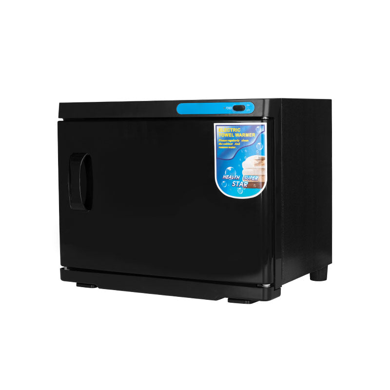 ActiveShop 23L UV-C Towel Warmer & Steriliser Black - towel warmer cabinet isolated on a white background