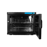 ActiveShop 23L UV-C Towel Warmer & Steriliser Black - towel warmer cabinet isolated on a white background