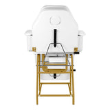ActiveShop 557G Beauty Bed With Two Storage Trays White - full product view on a white background
