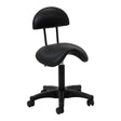 ActiveShop 6001 Beauty Chair Black - full product view at an angle on a white background