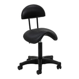 ActiveShop 6001 Beauty Chair Black - full product view at an angle on a white background