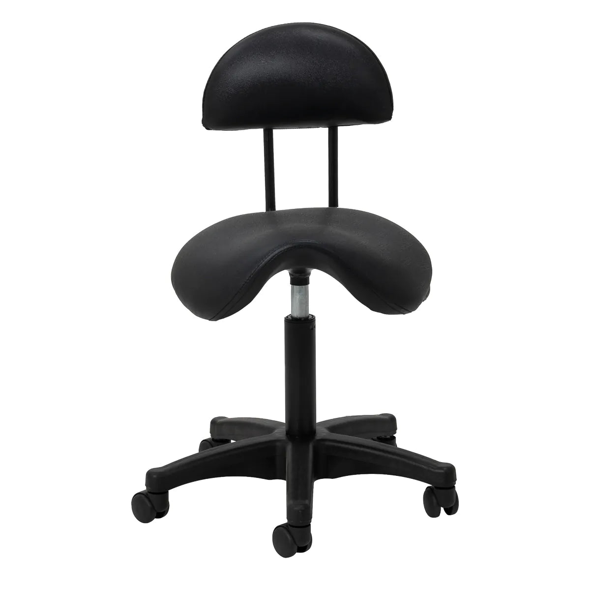 ActiveShop 6001 Beauty Chair Black - full product view on a white background