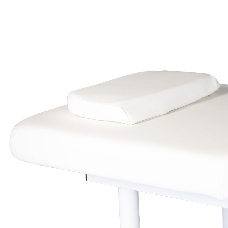 ActiveShop 812 Basic Folded Massage Bed White - full product view on a white background