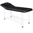 ActiveShop 812 Basic Massage Bed Black - full product view at an angle on a white background