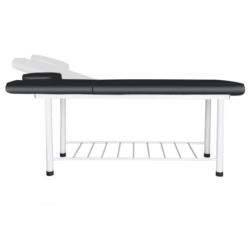 ActiveShop 812 Basic Massage Bed Black - full product view on a white background