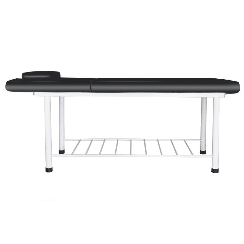 ActiveShop 812 Basic Massage Bed Black - full product view on a white background