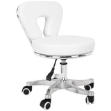 ActiveShop 9266 Beauty Chair White - full product view at an angle on a white background
