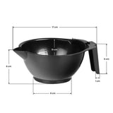 ActiveShop A-013 Hair Colour Mixing Bowl Black - isolated on a white background