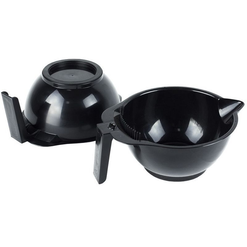 ActiveShop A-013 Hair Colour Mixing Bowl Black - isolated on a white background