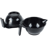 ActiveShop A-013 Hair Colour Mixing Bowl Black - isolated on a white background
