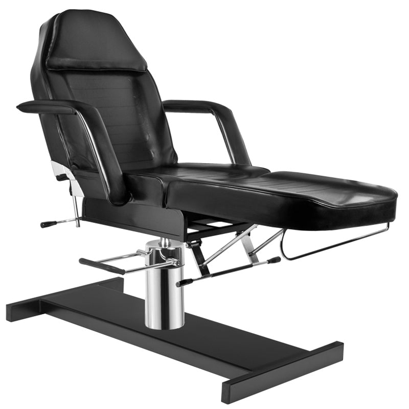 ActiveShop A-210 Hydraulic Beauty Bed Black - full product view on a white background