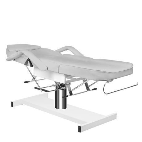 ActiveShop A-210 Hydraulic Beauty Bed Grey - full product view on a white background