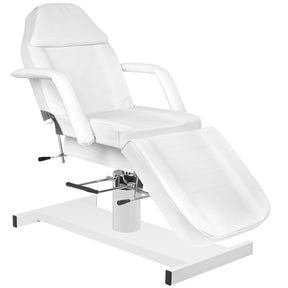 ActiveShop A-210 Hydraulic Beauty Bed White - full product view at an angle on a white background