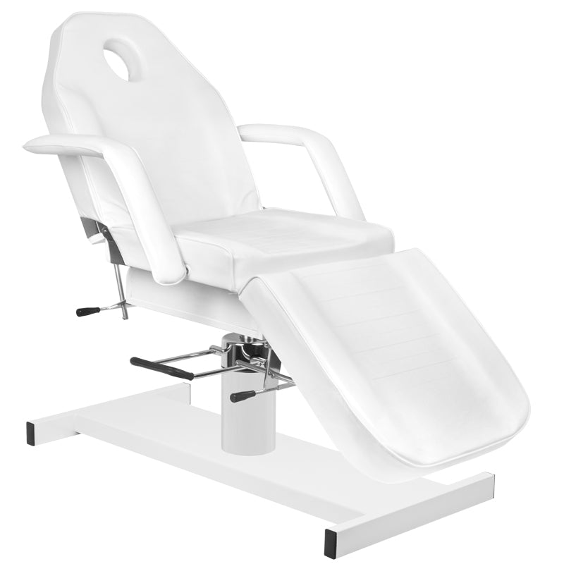 ActiveShop A-210 Hydraulic Beauty Bed White - full product view on a white background