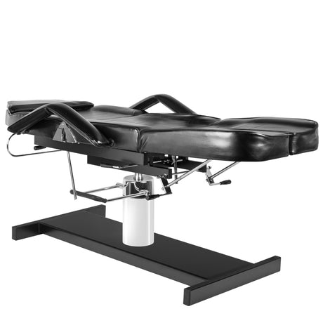 ActiveShop A-210C Hydraulic Pedicure Bed Black - full product view on a white background