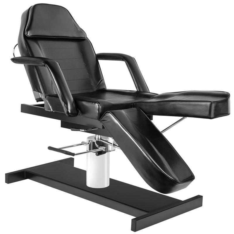 ActiveShop A-210C Hydraulic Pedicure Bed Black - full product view on a white background