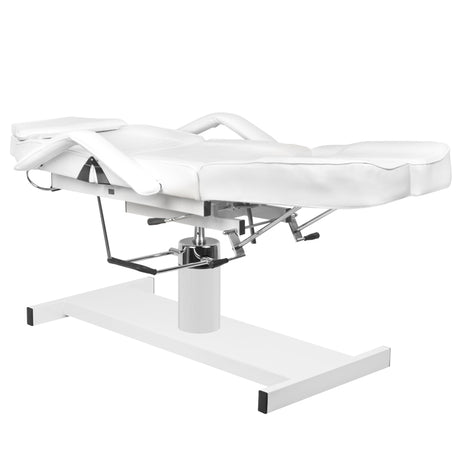 ActiveShop A-210C Hydraulic Pedicure Bed White - full product view on a white background