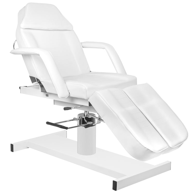ActiveShop A-210C Hydraulic Pedicure Bed White - full product view on a white background