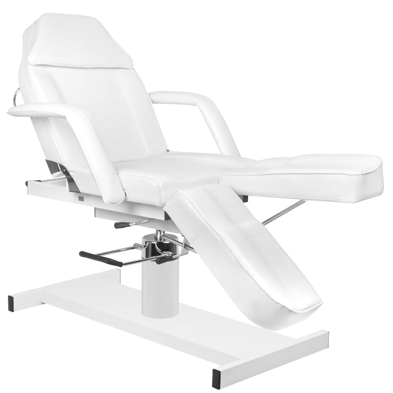ActiveShop A-210C Hydraulic Pedicure Bed White - full product view on a white background