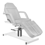 ActiveShop A-210C Hydraulic Pedicure Chair Grey - close-up of the upholstery and adjustment details