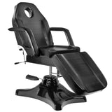 ActiveShop A-234 Hydraulic Beauty Bed Black - full product view on a white background
