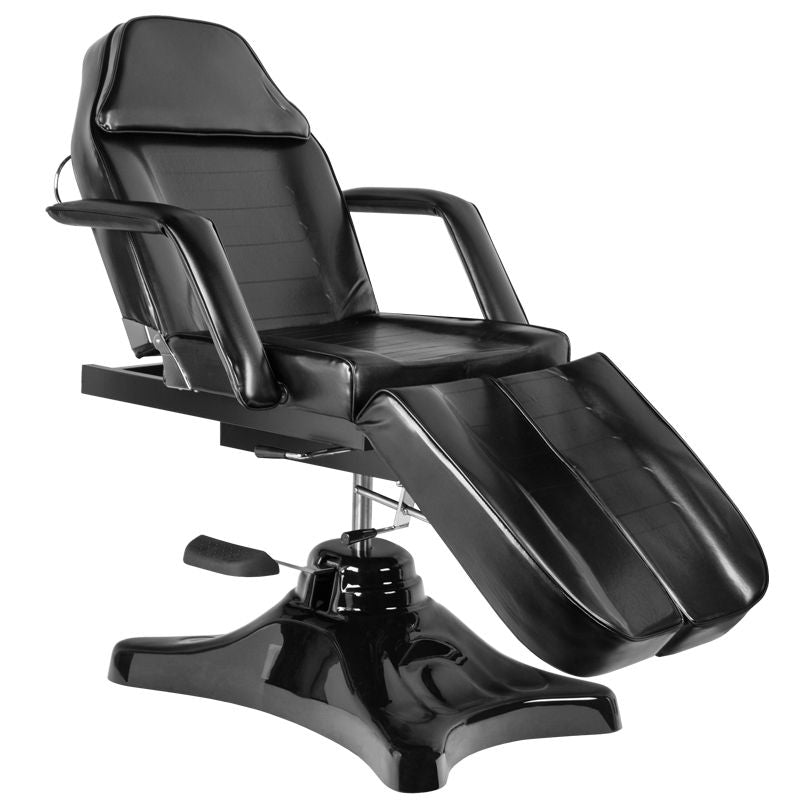 ActiveShop A-234C Hydraulic Pedicure Bed Black - full product view on a white background
