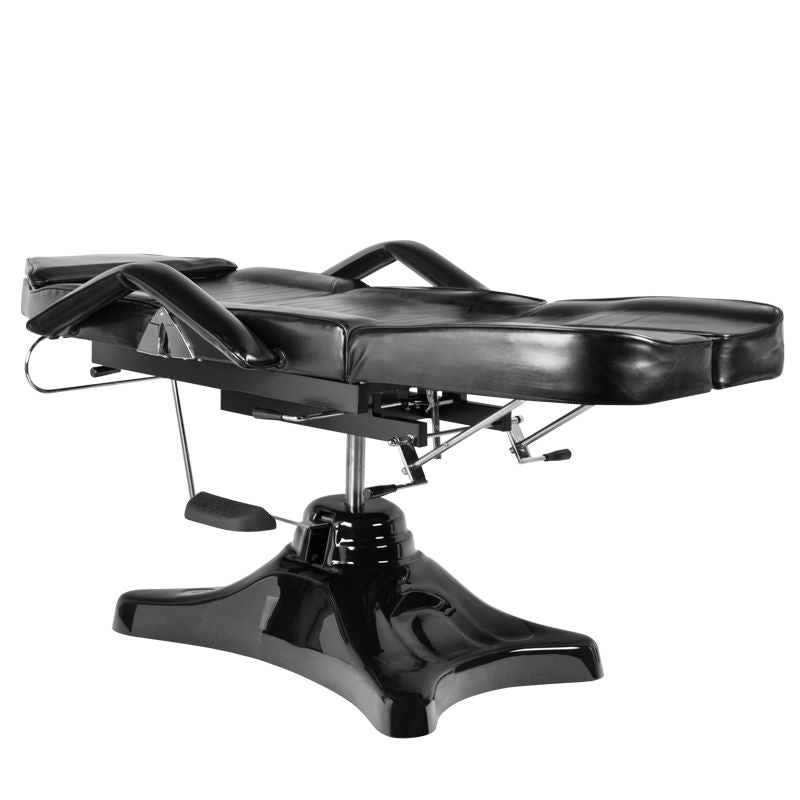 ActiveShop A-234C Hydraulic Pedicure Bed Black - full product view on a white background