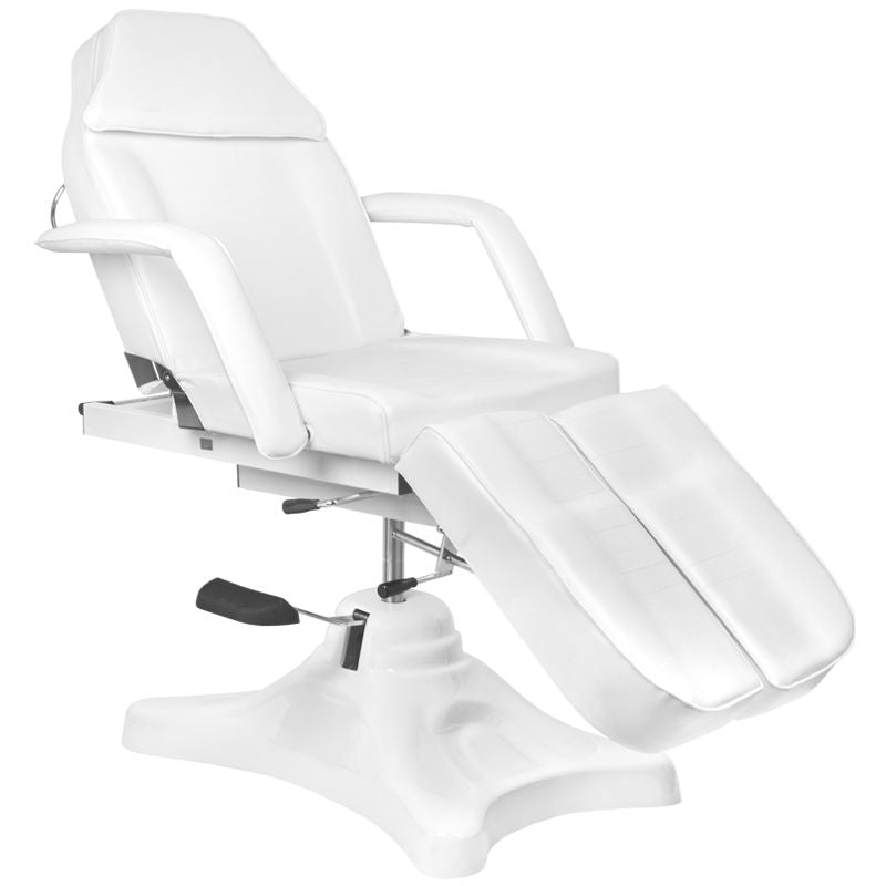 ActiveShop A-234C Hydraulic Pedicure Bed White - full product view on a white background