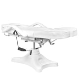 ActiveShop A-234C Hydraulic Pedicure Bed White - close-up of the upholstery and adjustment details