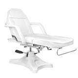 ActiveShop A-234D Hydraulic Beauty Bed With Tilt Adjustment White - full product view on a white background