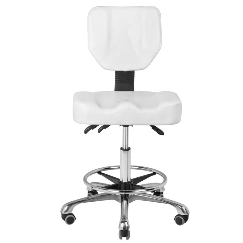 ActiveShop A-4299 Beauty Chair White - full product view on a white background