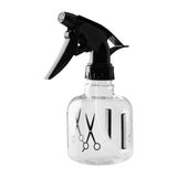 ActiveShop A36 Spray Bottle 250ml - round salon spray bottle and printed design on a white background