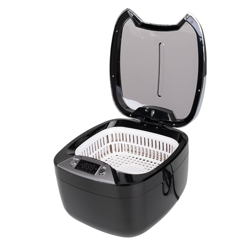 ActiveShop ACD-7920 Ultrasonic Cleaner 0.85L 55W Black - device housing and functional components shown on a white background