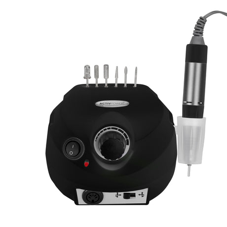 ActiveShop Activ Power Nail Drill J202 Black 65W - nail drill equipment isolated on a white background