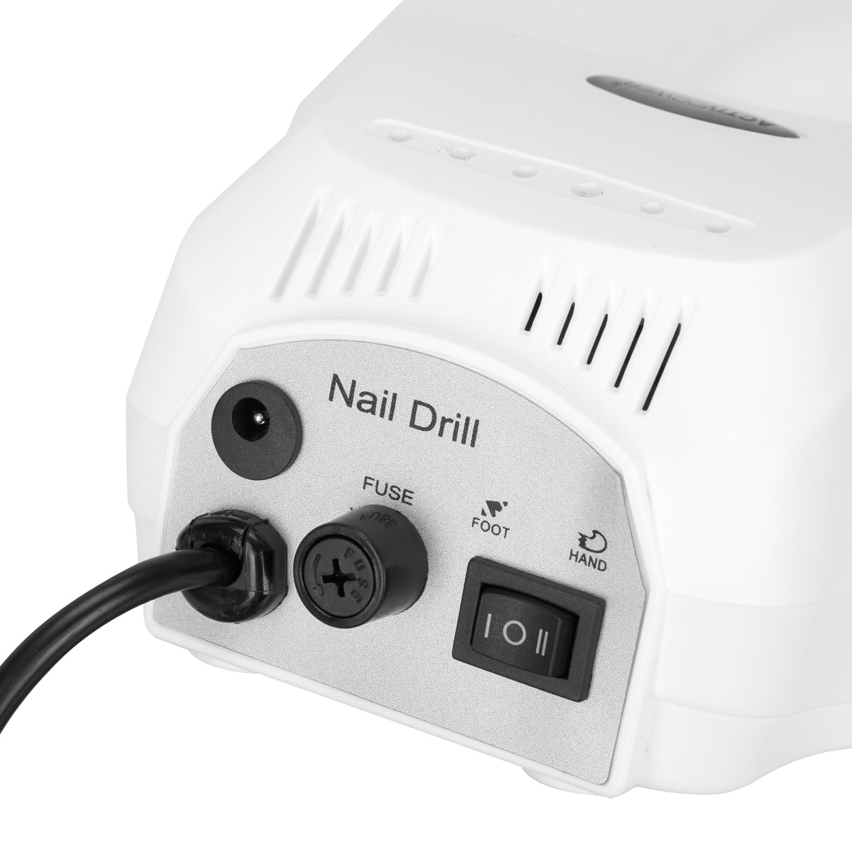 ActiveShop Activ Power Nail Drill J202 White 65W - nail drill equipment isolated on a white background