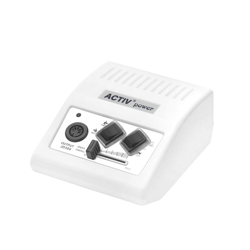 ActiveShop Activ Power Nail Drill JD500 White - nail drill equipment isolated on a white background